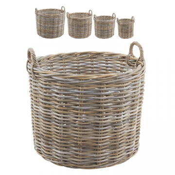 Round Log baskets - Buy by Size               